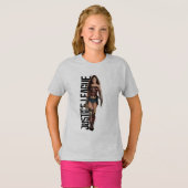 Justice League | Wonder-vrouw op slagveld T-shirt (Voorkant volledig)