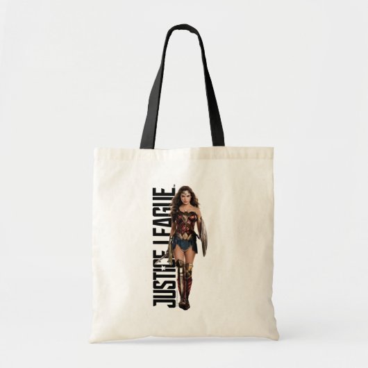 Justice League | Wonder-vrouw op slagveld Tote Bag (Voorkant)