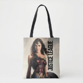 Justice League | Wonder-vrouw op slagveld Tote Bag (Voorkant)