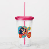 Justice League Wonder Woman Holiday Bauble Acryl Drinkbeker (Voorkant)