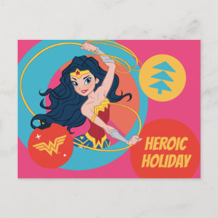 Justice League Wonder Woman Holiday Bauble Feestdagenkaart
