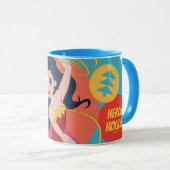 Justice League Wonder Woman Holiday Bauble Mok (Voorkant rechts)