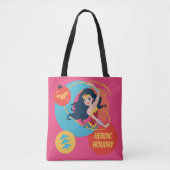 Justice League Wonder Woman Holiday Bauble Tote Bag (Voorkant)