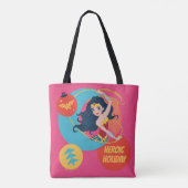 Justice League Wonder Woman Holiday Bauble Tote Bag (Achterkant)