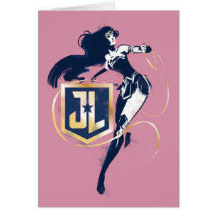 Justice League   Wonder Woman & JL Icon Pop Art