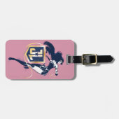 Justice League | Wonder Woman & JL Icon Pop Art Bagagelabel (Voorkant horizontaal)