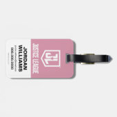 Justice League | Wonder Woman & JL Icon Pop Art Bagagelabel (Achterkant horizontaal)