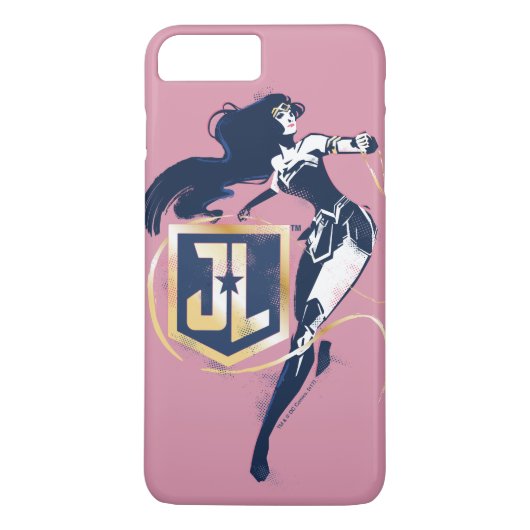 Justice League | Wonder Woman & JL Icon Pop Art Case-Mate iPhone Case (Achterkant)