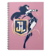 Justice League | Wonder Woman & JL Icon Pop Art Notitieboek (Voorkant)