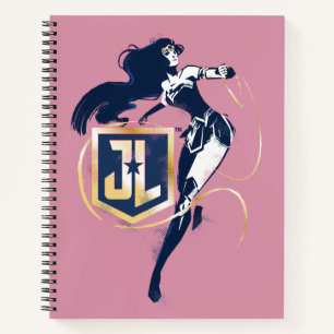 Justice League   Wonder Woman & JL Icon Pop Art Notitieboek
