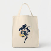Justice League | Wonder Woman & JL Icon Pop Art Tote Bag (Voorkant)