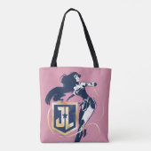 Justice League | Wonder Woman & JL Icon Pop Art Tote Bag (Achterkant)