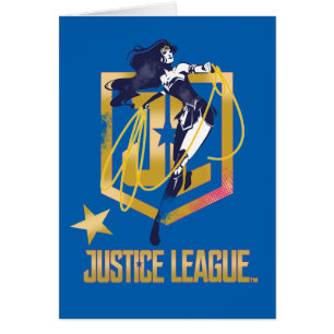 Justice League Wonder Woman JL Logo Art