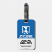 Justice League | Wonder Woman JL Logo Art Bagagelabel (Achterkant verticaal)