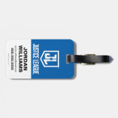 Justice League | Wonder Woman JL Logo Art Bagagelabel (Achterkant horizontaal)