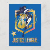 Justice League | Wonder Woman JL Logo Art Briefkaart (Voorkant)