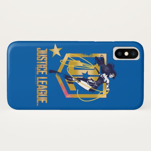 Justice League | Wonder Woman JL Logo Art Case-Mate iPhone Case (Achterkant (horizontaal))