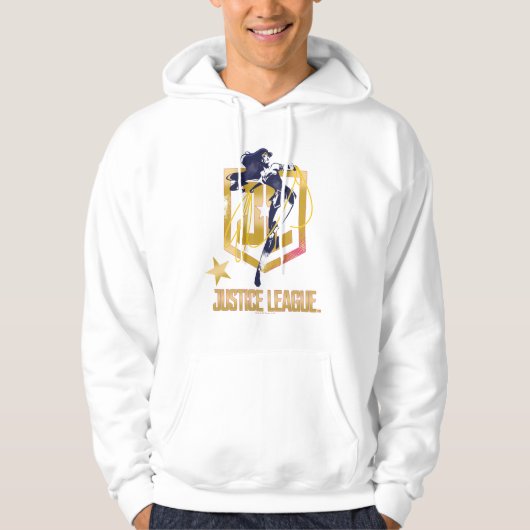 Justice League | Wonder Woman JL Logo Art Hoodie (Voorkant)