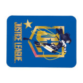 Justice League | Wonder Woman JL Logo Art Magneet (Horizontaal)