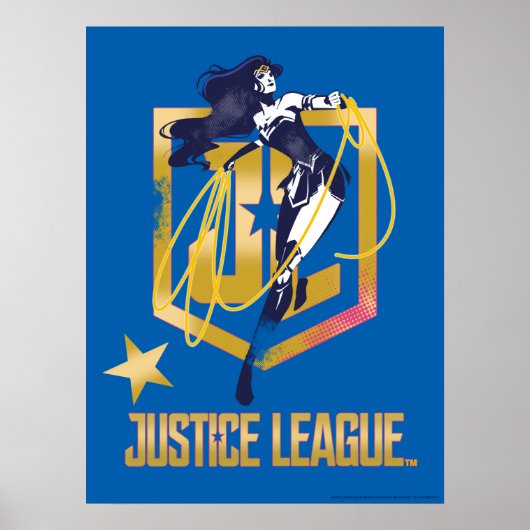 Justice League | Wonder Woman JL Logo Art Poster (Voorkant)