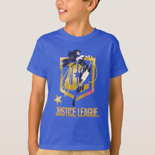 Justice League Wonder Woman JL Logo Art T-shirt