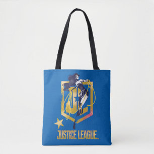Justice League   Wonder Woman JL Logo Art Tote Bag
