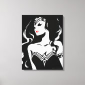 Justice League | Wonder Woman Noir Pop Art Canvas Afdruk (Voorkant)