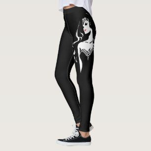 Justice League   Wonder Woman Noir Pop Art Leggings