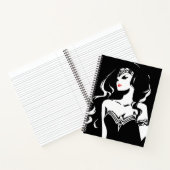 Justice League | Wonder Woman Noir Pop Art Notitieboek (Binnen)