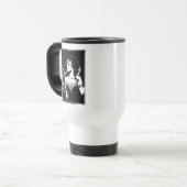 Justice League | Wonder Woman Noir Pop Art Reisbeker (Voorkant links)