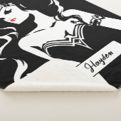 Justice League | Wonder Woman Noir Pop Art Sherpa Deken (3/4)