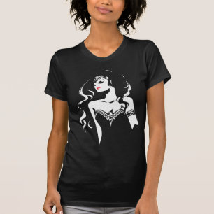 Justice League   Wonder Woman Noir Pop Art T-shirt