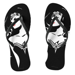 Justice League   Wonder Woman Noir Pop Art Teenslippers