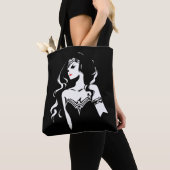Justice League | Wonder Woman Noir Pop Art Tote Bag (Dichtbij)