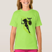Justice League | Wonder Woman Silhouette Icoon T-shirt (Voorkant)