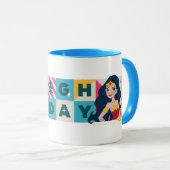 Justice League Wonder Woman "Sleigh All Day" Mok (Voorkant rechts)