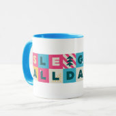 Justice League Wonder Woman "Sleigh All Day" Mok (Voorkant links)