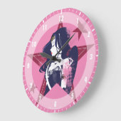 Justice League | Wonder Woman & Stars Pop Art Grote Klok (Hoek)