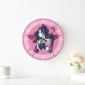 Justice League | Wonder Woman & Stars Pop Art Grote Klok (Huis)