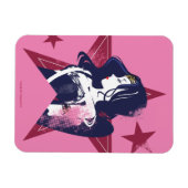 Justice League | Wonder Woman & Stars Pop Art Magneet (Horizontaal)
