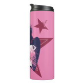 Justice League | Wonder Woman & Stars Pop Art Thermosbeker (Geroteerd rechts)