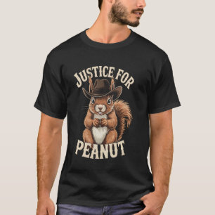 Justice Pinda Grappige Eekhoorn Cowboy Hoed Dieren T-shirt