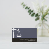 Justice Scale Attorney at Law Group on Visitekaartje (Staand voorkant)