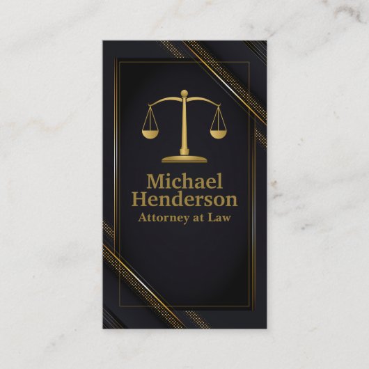 Justice Scales | advocaat Afsprakenkaartje (Voorkant)