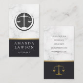 Justice Scales | advocaat | wet pointment card Afsprakenkaartje (Voorkant / Achterkant)