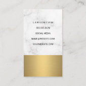 Justice Scales | advocaat | wetboek Afsprakenkaartje (Achterkant)