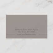 Justice Scales Attorney Lawyer Visitekaartjes (Achterkant)