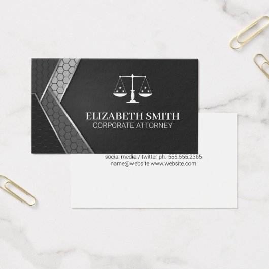 Justice Scales-Logo | strafrecht Visitekaartje (Kantoor)