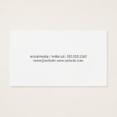 Justice Scales-Logo | strafrecht Visitekaartje (Achterkant)