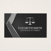 Justice Scales-Logo | strafrecht Visitekaartje (Voorkant)